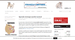 Desktop Screenshot of finanzaedintorni.info